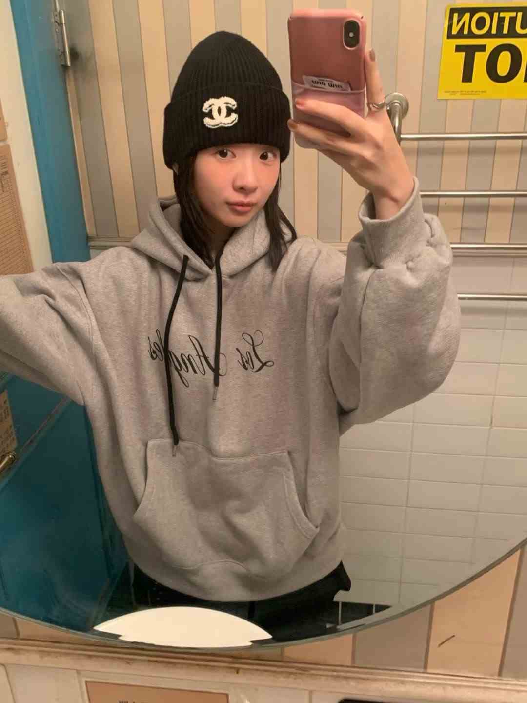 FEVER韓國直郵㊣女裝新品休閑人氣真品熱賣時尚推薦衛衣連帽衫FEVER衛衣