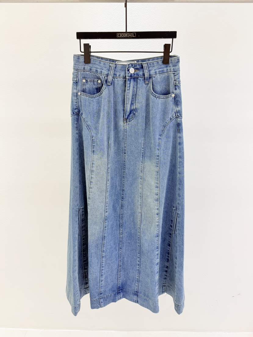 CORAL東大門㊣直郵女裝新款25秋冬時尚人氣休閑推薦職業長裙CORAL長裙