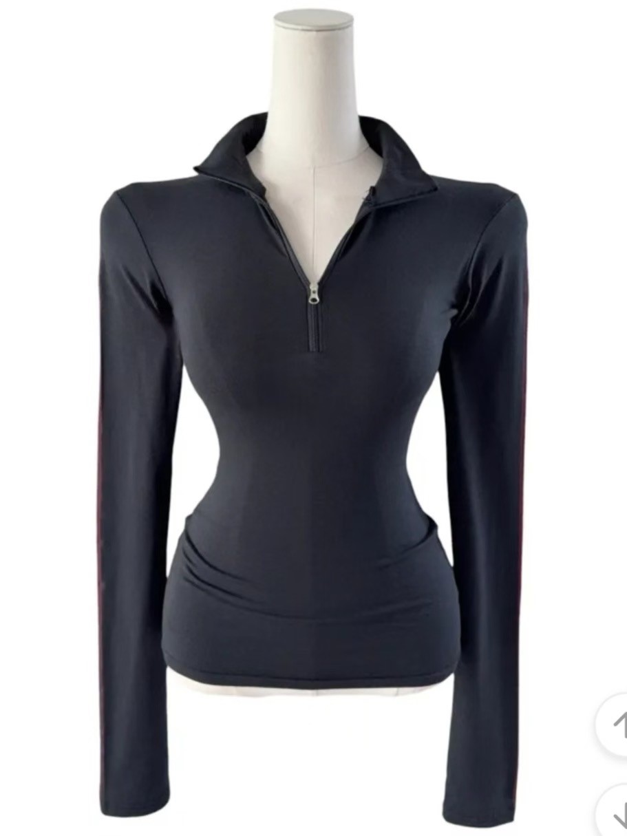 MEILLEUR東大門㊣實拍女士新款時尚休閑人氣真品長袖T恤拉鏈MEILLEUR長袖T恤