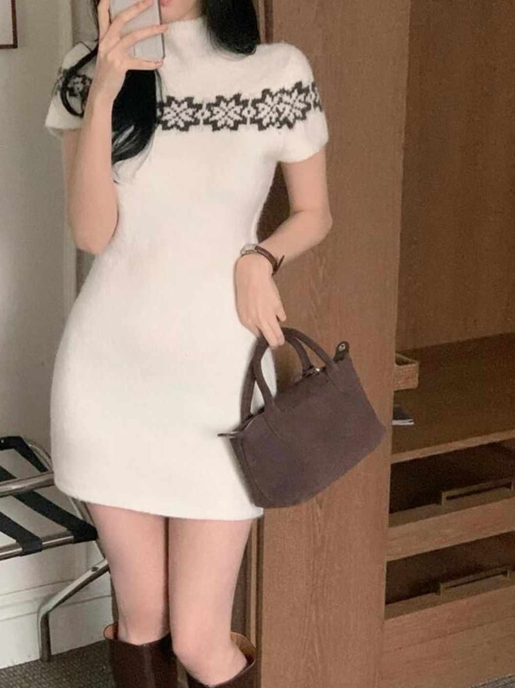 BOUND東大門㊣代購女裝新品人氣熱賣休閑真品推薦時尚連衣裙BOUND連衣裙