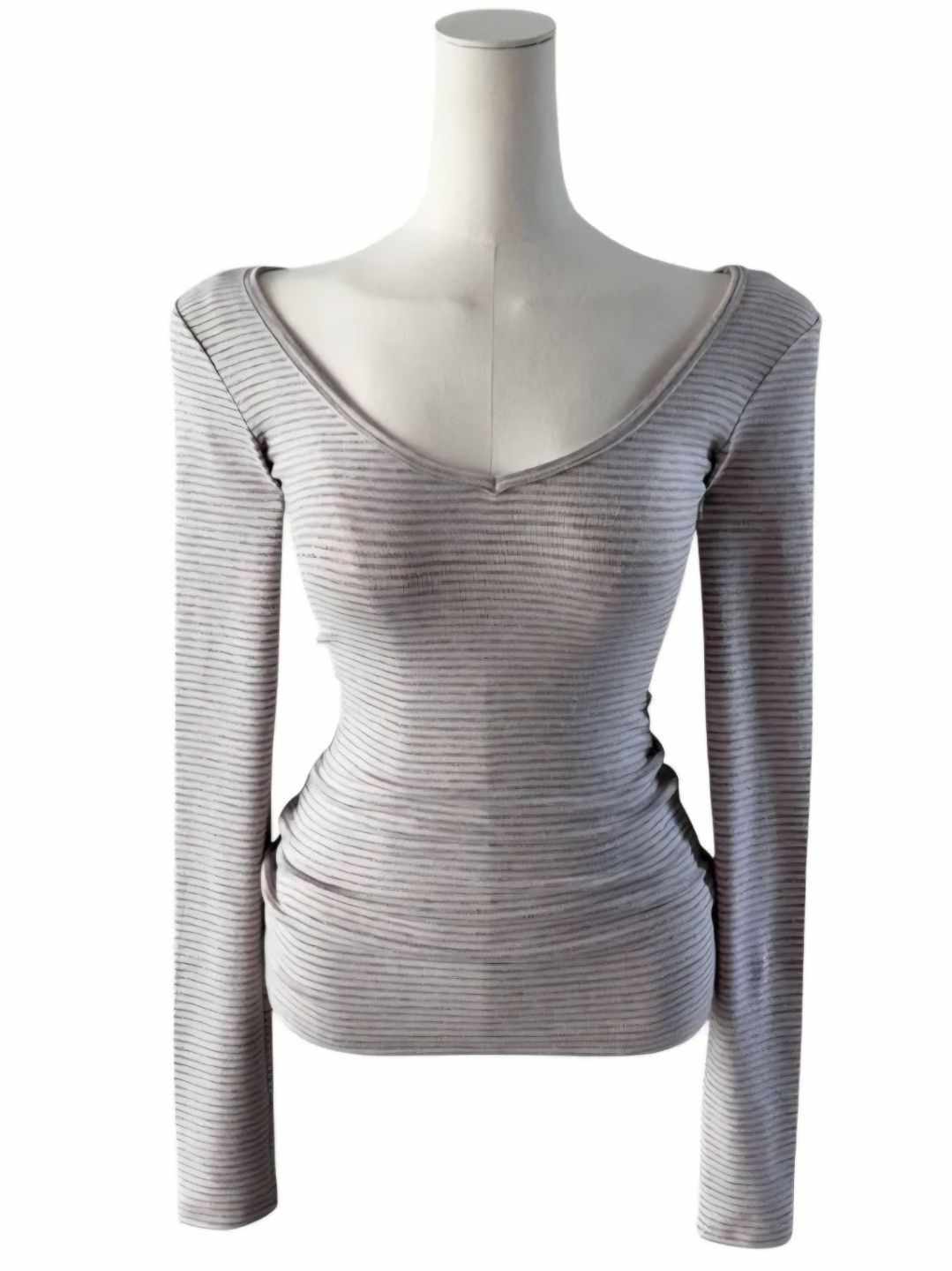 MEILLEUR韓國直郵㊣女裝新款真品人氣職業推薦休閑長袖T恤V領MEILLEUR長袖T恤