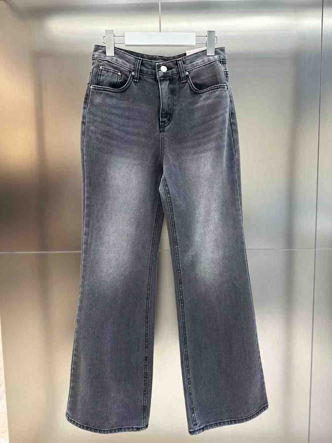 INDIGO-인디고-T韓國直郵㊣女裝新品時尚休閑職業25秋冬牛仔褲INDIGO牛仔褲