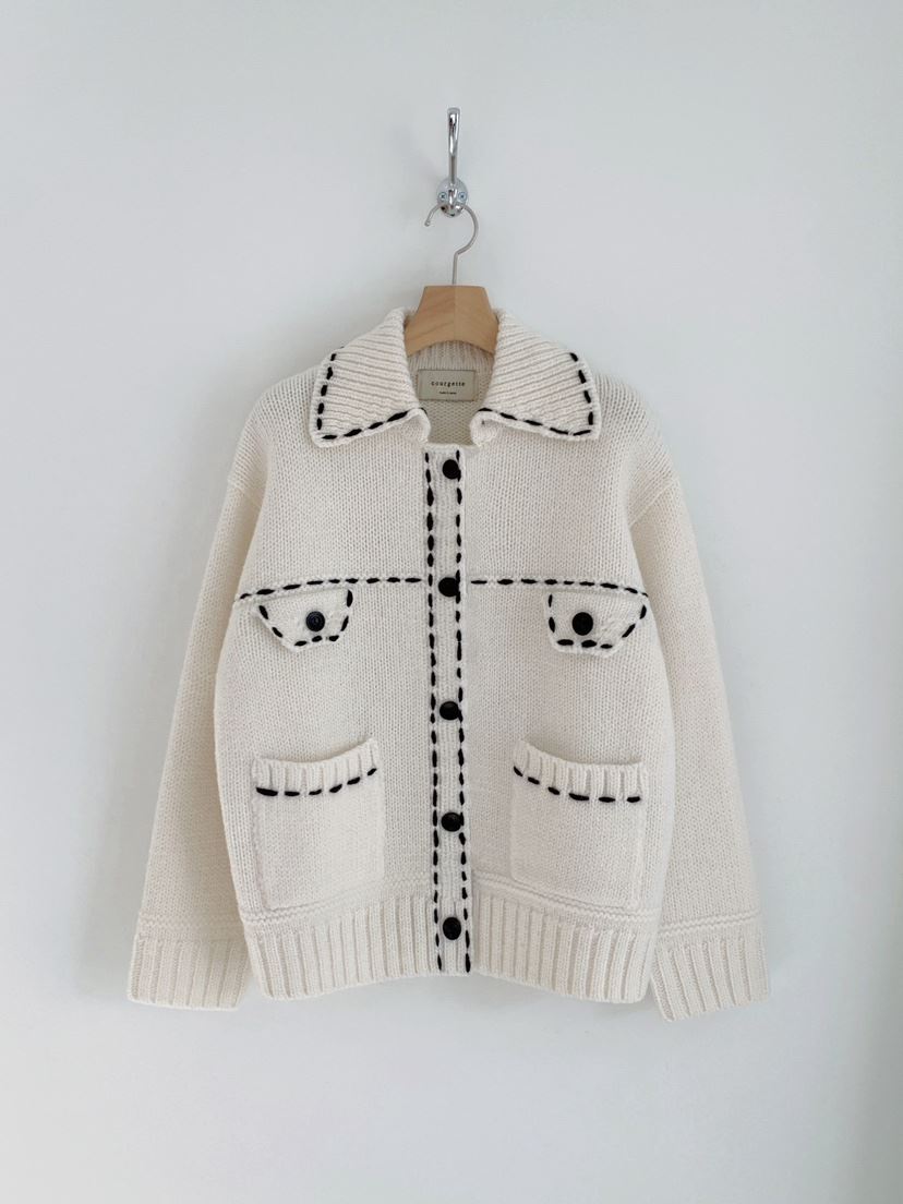 COURGETTE東大門㊣實拍女士新品職業真品25秋冬休閑推薦針織衫COURGETTE針織衫