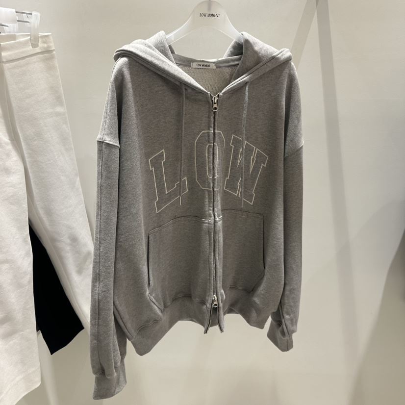 LOW MOMENT韓國直郵㊣女士新品真品25秋冬職業夾克拉鏈春款LOW MOMENT夾克