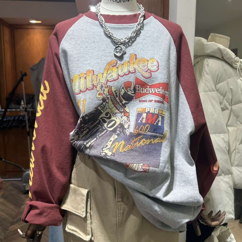 GARMENT-P東大門㊣代購女裝新品時尚人氣25秋冬長袖T恤春款GARMENT長袖T恤