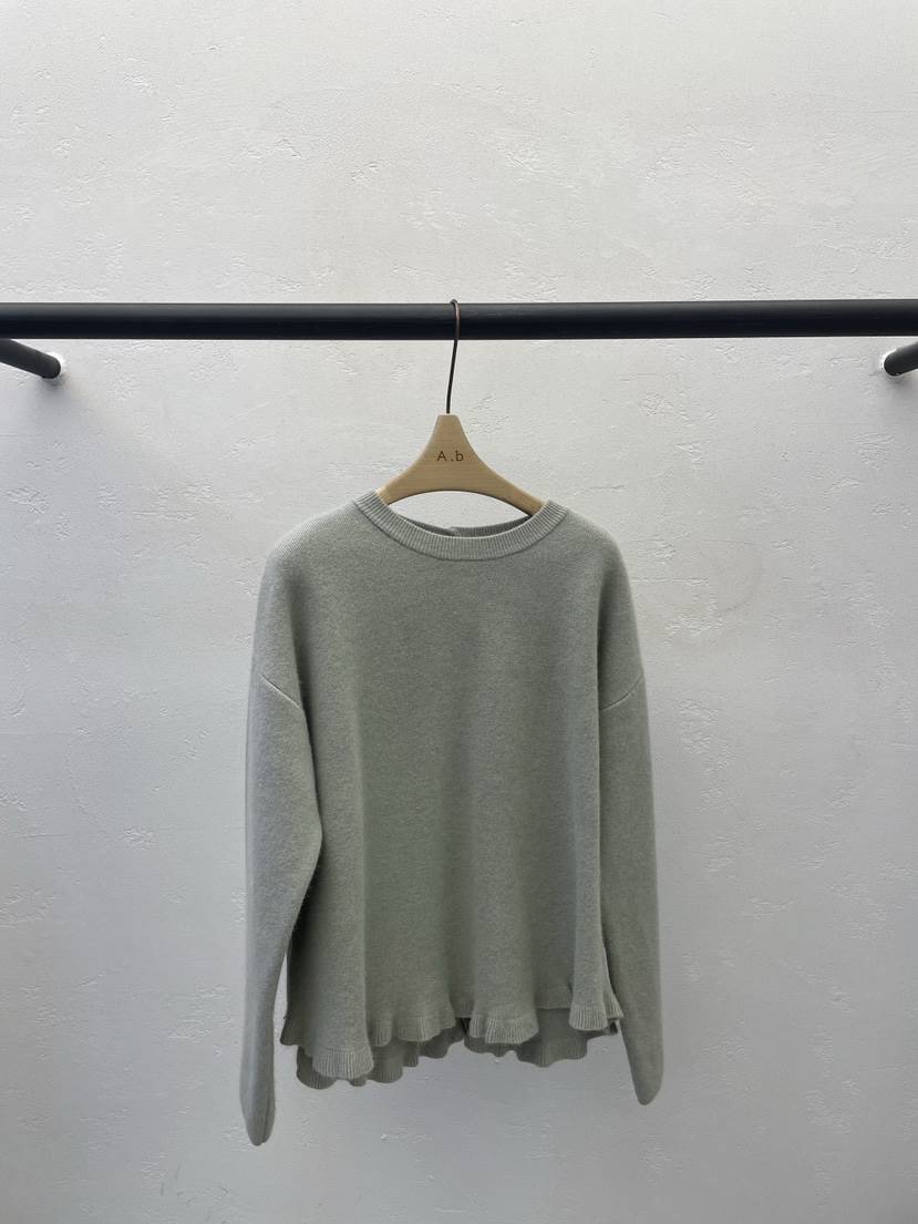 AUTUMN BEIGE-Q東大門㊣實拍女裝新品熱賣人氣職業毛衣褶裥A.b/AUTUMN BEIGE毛衣