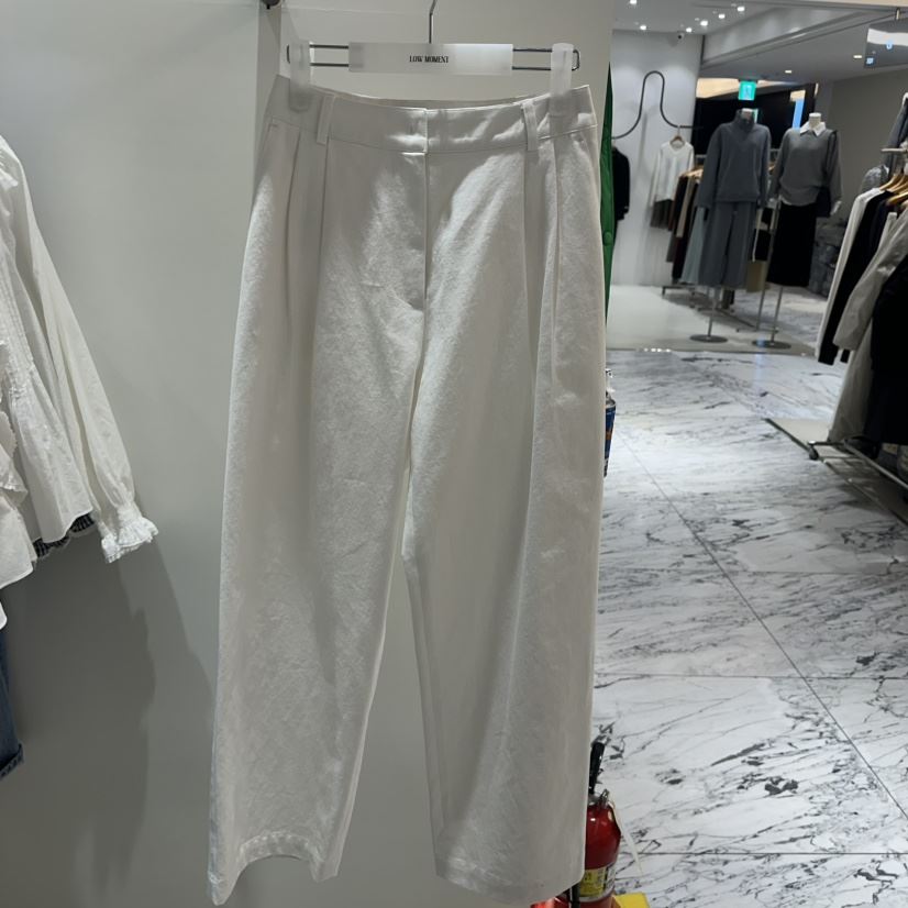 LOW MOMENT韓國直郵㊣女裝新品25秋冬人氣真品職業休閑褲春款LOW MOMENT休閑褲