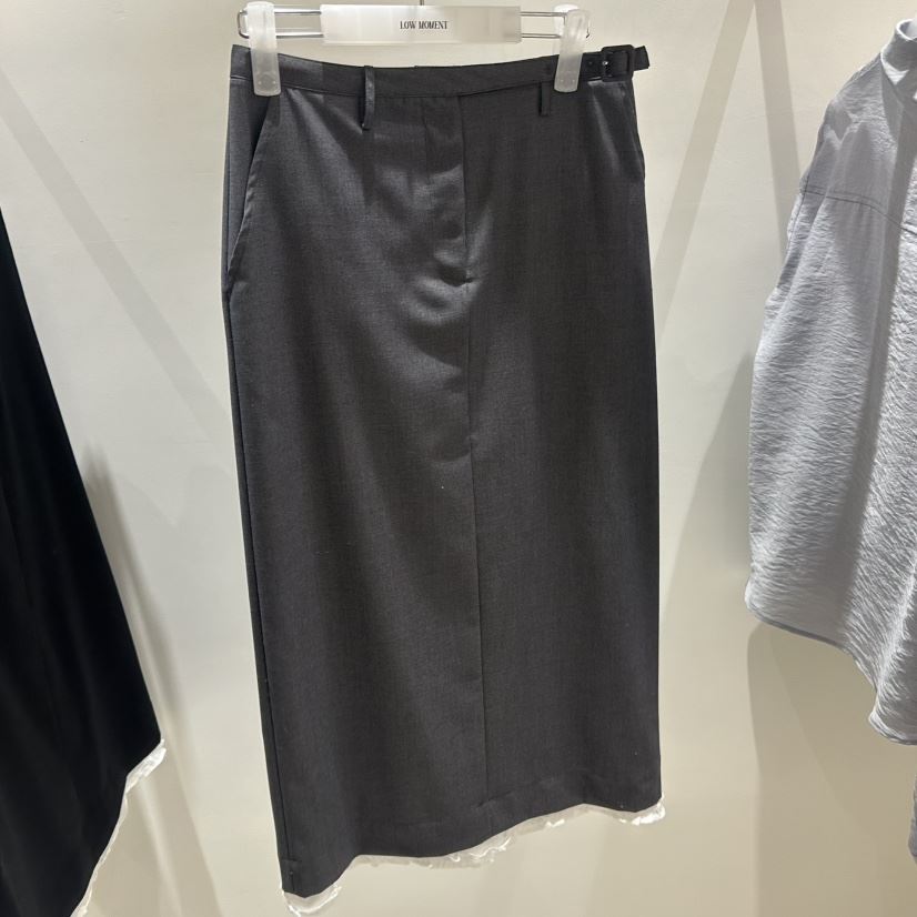 LOW MOMENT東大門㊣直郵女裝新款真品休閑半身裙中短裙春款LOW MOMENT半身裙/中短裙
