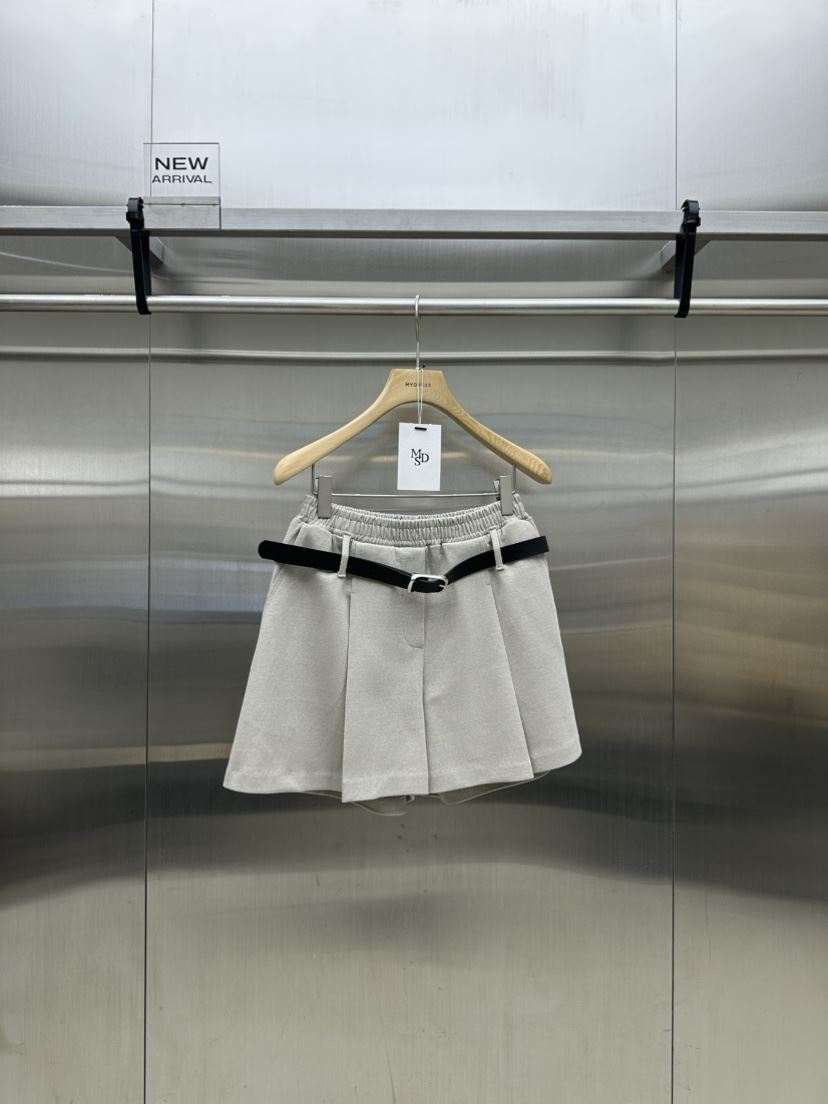 MYDRESS韓國代購㊣女裝新品人氣真品時尚職業短褲含腰帶春款MYDRESS短褲