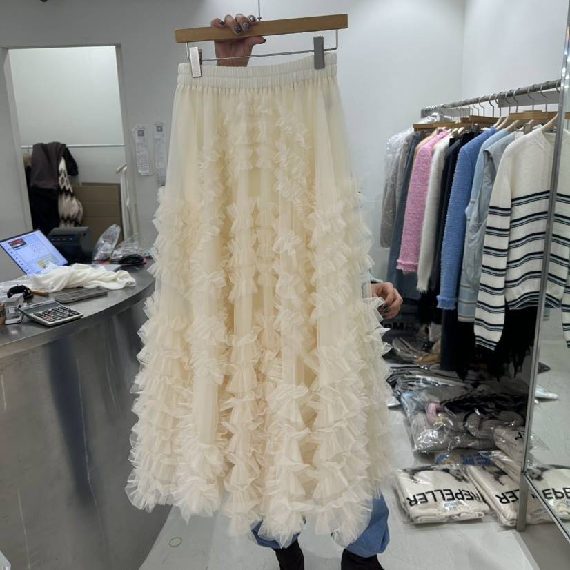 REPELLER東大門㊣代購女士新款真品推薦休閑時尚長裙春款蕾絲REPELLER長裙