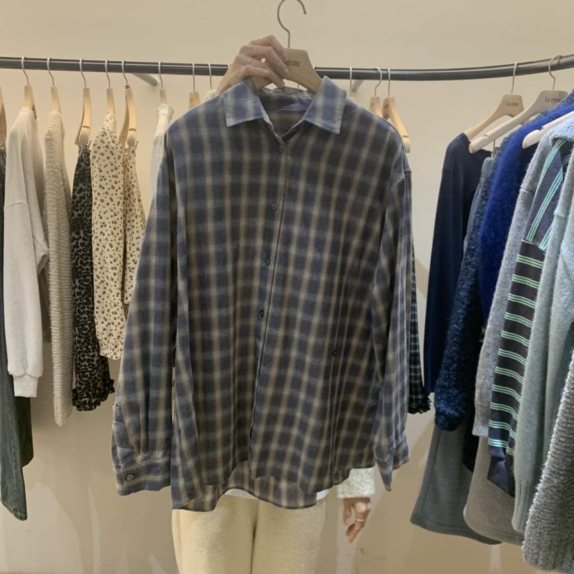 LA CREME東大門㊣直郵女裝新款25秋冬推薦休閑職業襯衫蕾絲衫LA CREME襯衫/蕾絲衫