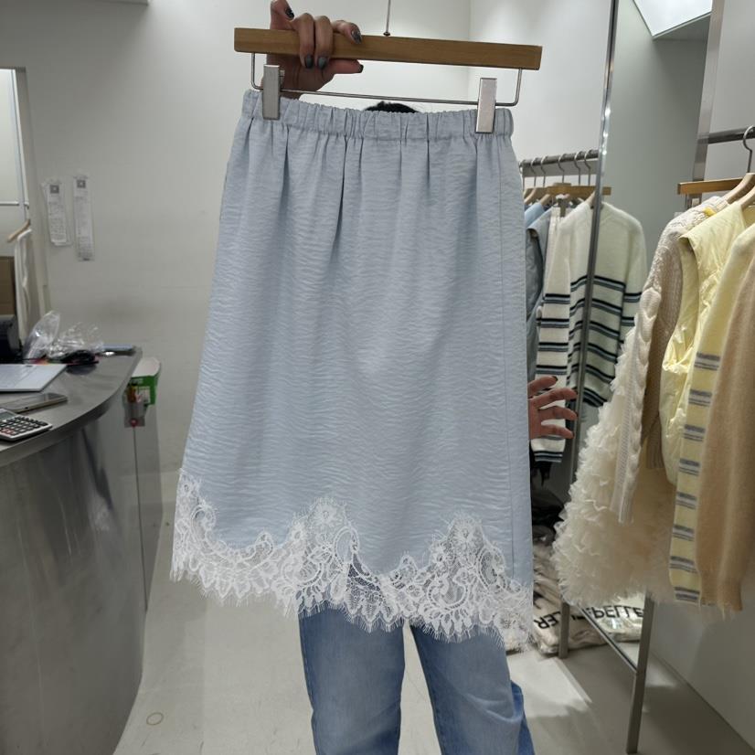 REPELLER東大門㊣實拍女士新款時尚人氣半身裙中短裙春款緞面REPELLER半身裙/中短裙