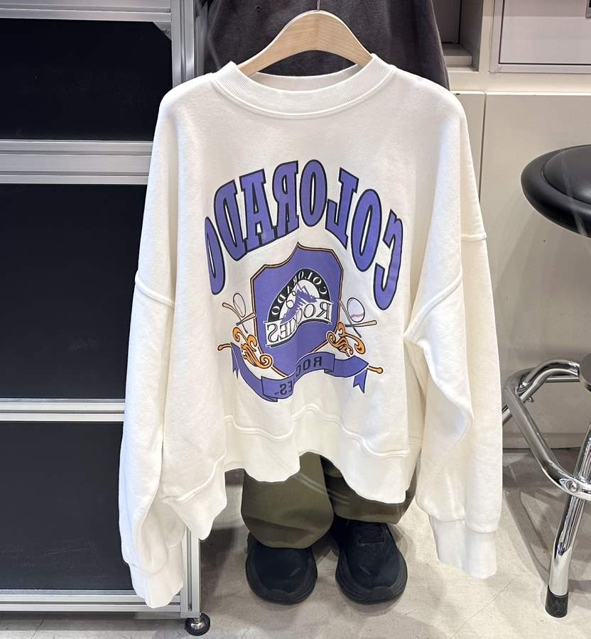 CRACKERS東大門㊣代購女士新款人氣時尚職業推薦休閑25秋冬衛衣CRACKERS衛衣