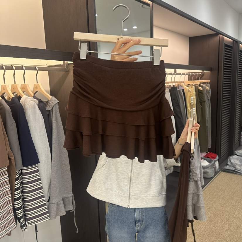 BRELLIN東大門㊣直郵女裝新品時尚25秋冬推薦職業短裙春款褶皺BRELLIN短裙