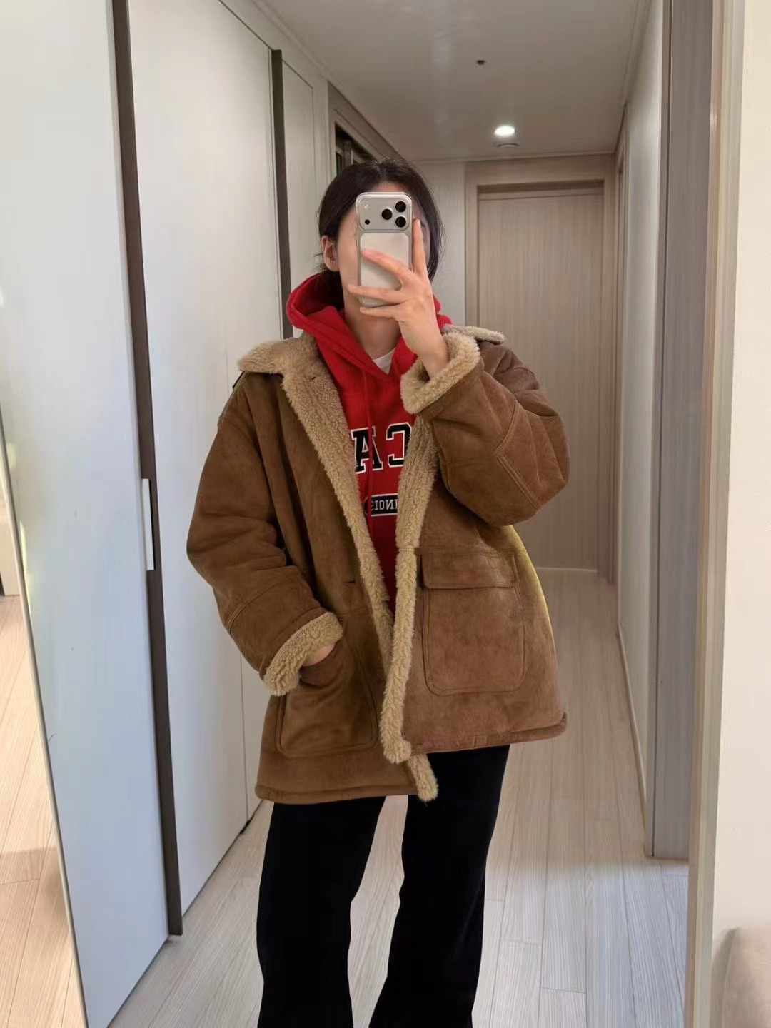 PEPPER 페페㊣東大門代購女裝新款職業休閑人氣熱賣短款大衣PEPPER-SEOUL短款大衣