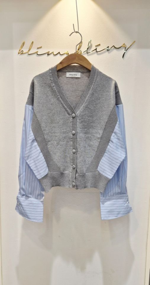 BLING BLING-S東大門直郵㊣女士新品休閑人氣針織衫V領開衫BLING BLING-S針織衫