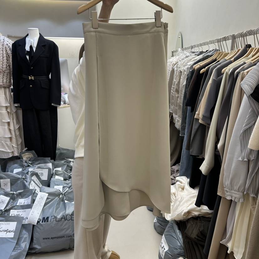 MATIERE㊣東大門實拍女士新品時尚26春夏休閑人氣熱賣長裙春款MATIERE長裙