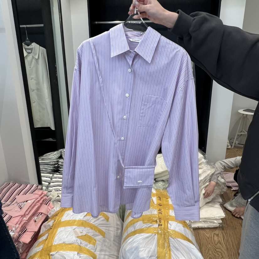 RIVEROOM㊣東大門實拍女裝新款休閑真品襯衫蕾絲衫含包春款RIVEROOM襯衫/蕾絲衫