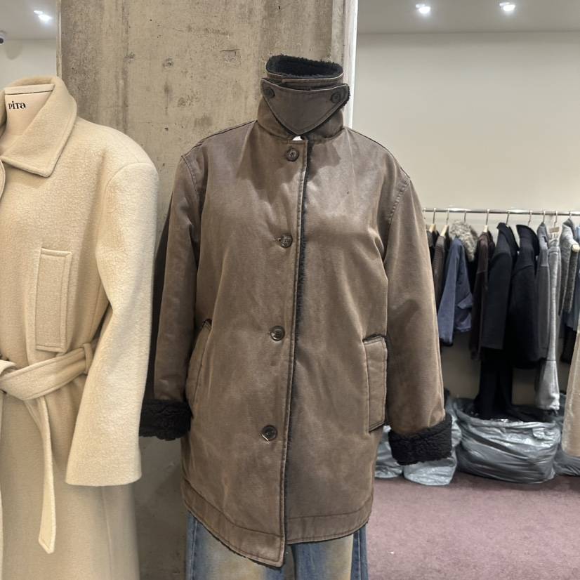 PITA/THEVERLIN東大門直郵㊣女士新品人氣熱賣休閑短款大衣PITA/THEVERLIN短款大衣