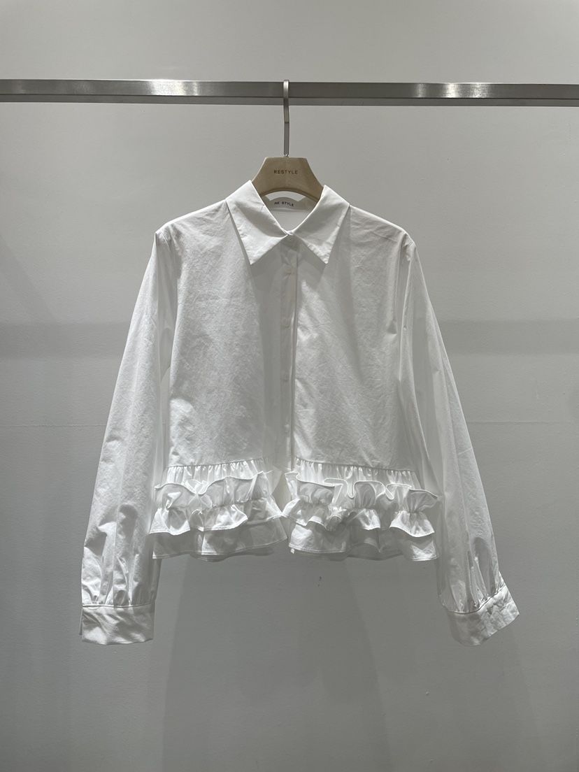 RE STYLE-Q東大門直郵㊣女士新品休閑職業襯衫蕾絲衫春款RE STYLE襯衫/蕾絲衫