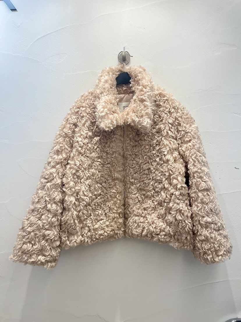 BROWN PAPER-S韓國直郵㊣女裝新品熱賣人氣職業夾克毛絨春款BROWN PAPER-S夾克