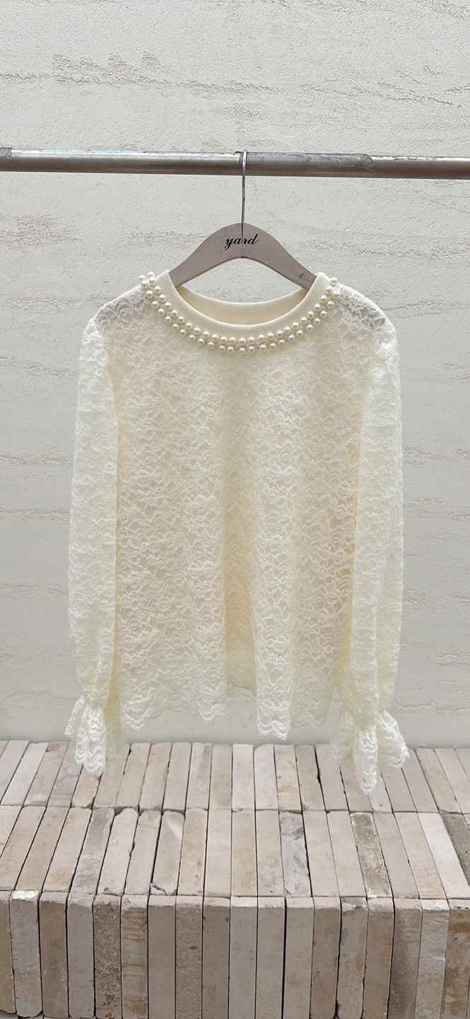 YARD東大門直郵㊣女士新款26春夏時尚人氣休閑職業襯衫蕾絲衫YARD襯衫/蕾絲衫