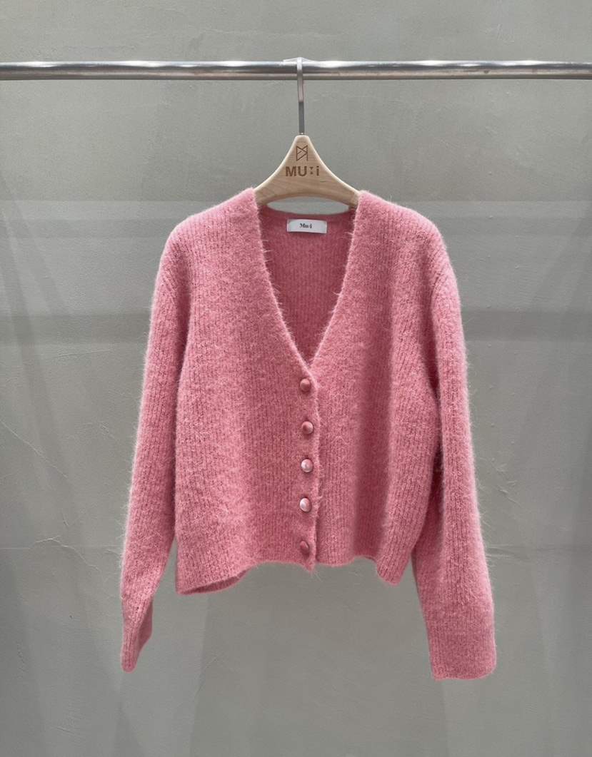 THE MUI韓國直郵㊣女士新款休閑真品熱賣人氣推薦毛衣V領開衫THE MUI毛衣