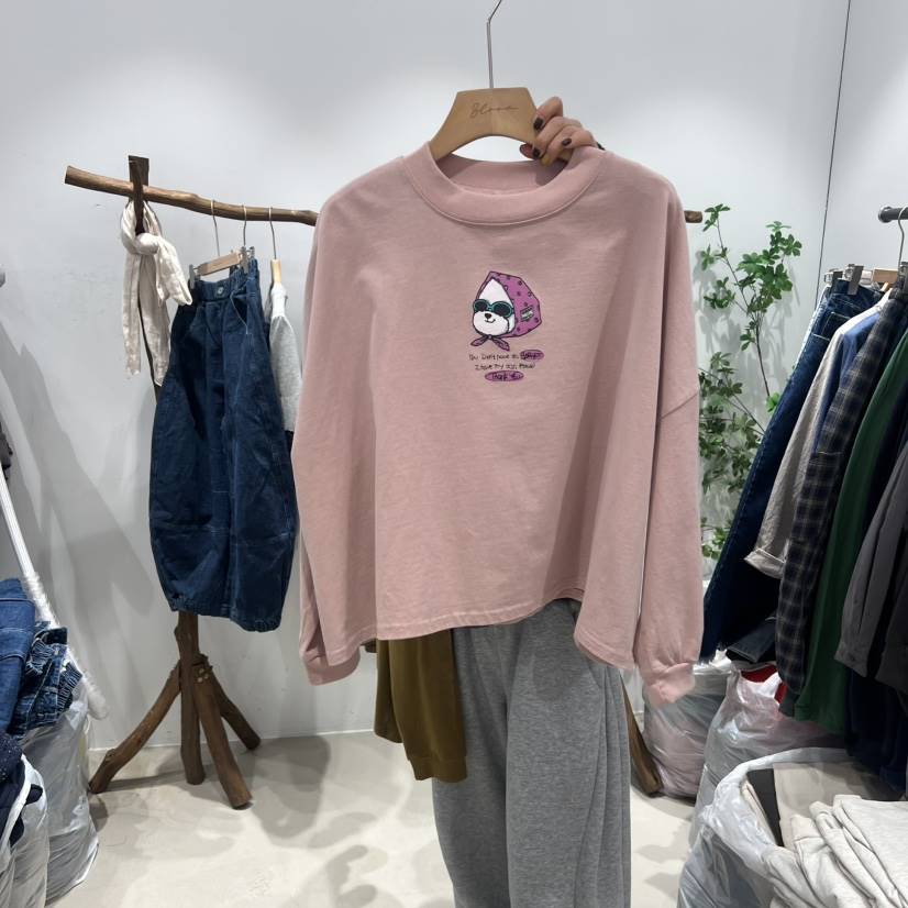 BLOOM韓國代購㊣女裝新款26春夏職業人氣熱賣推薦真品長袖T恤BLOOM-S長袖T恤