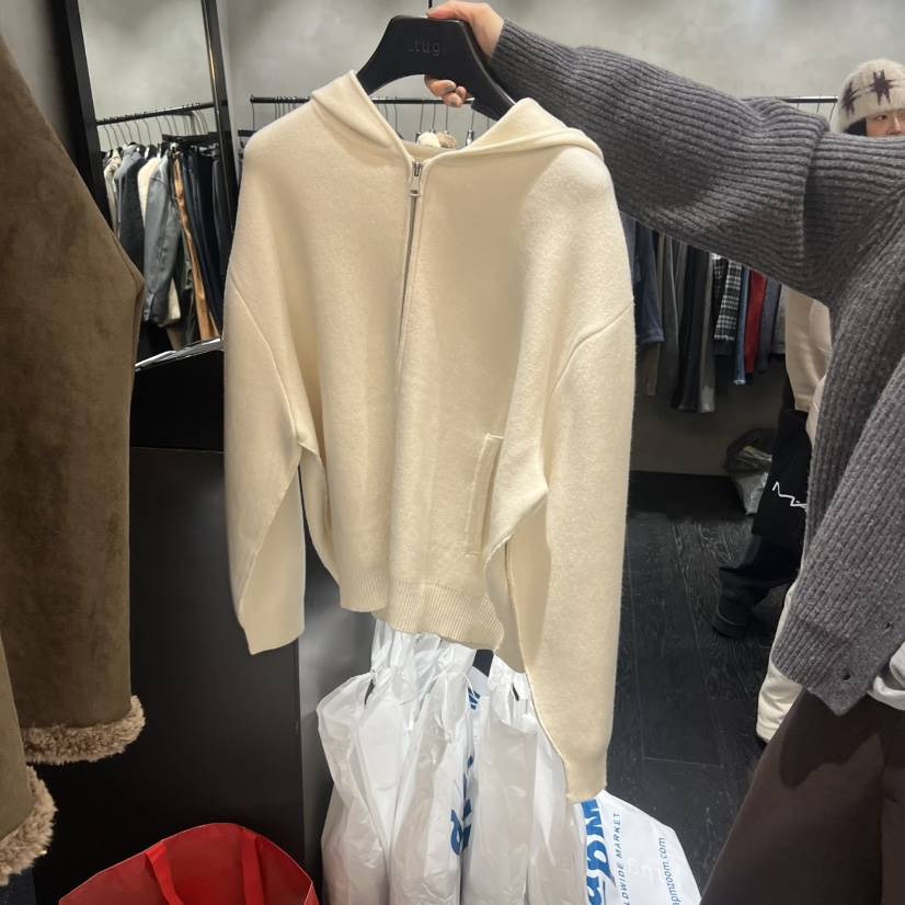 TUG東大門直郵㊣女士新品26春夏時尚休閑真品針織衫連帽衫春款TUG針織衫