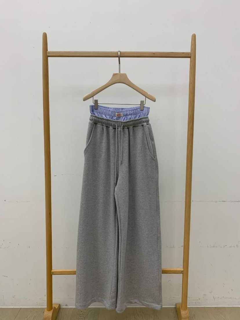 B_GARDER㊣東大門代購女士新款休閑真品推薦26春夏休閑褲腰帶B.GARDER休閑褲