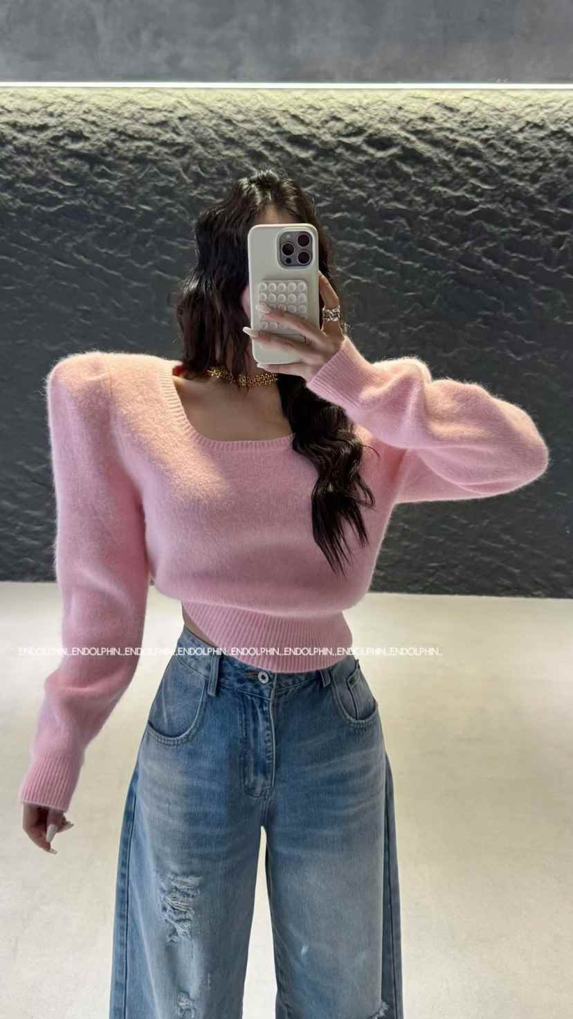 ENDOLPHIN㊣東大門實拍女士新款時尚人氣真品推薦26春夏針織衫ENDOLPHIN針織衫