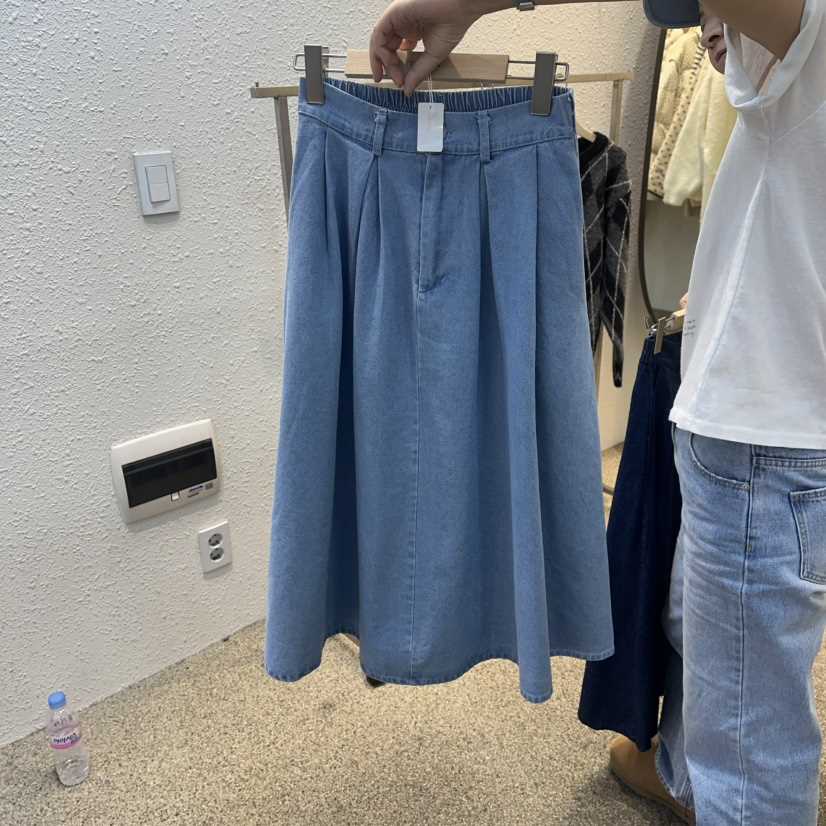 TARA韓國直郵㊣女士新款熱賣時尚休閑真品職業26春夏長裙褶裥TARA長裙