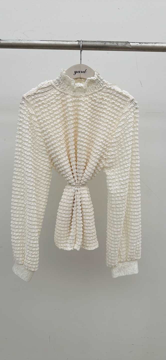 YARD㊣東大門實拍女士新品時尚休閑人氣職業26春夏襯衫蕾絲衫YARD襯衫/蕾絲衫