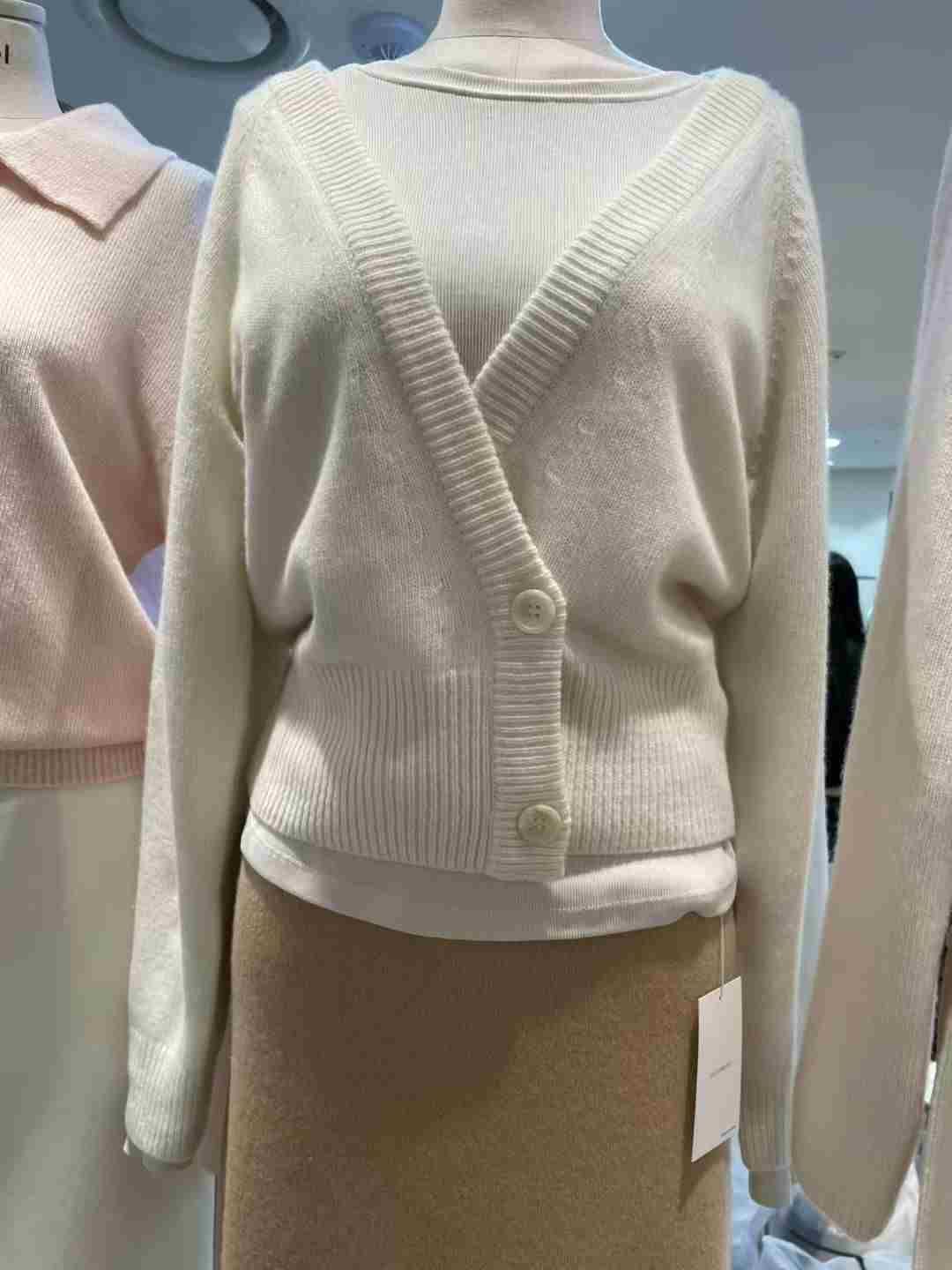 MARCEL韓國代購㊣女士新款人氣職業25秋冬針織衫羊毛衫雙層MARCEL針織衫