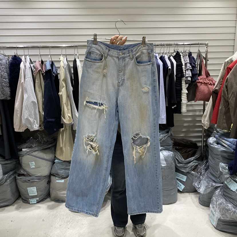 BRICKLANE韓國直郵㊣女裝新款真品人氣推薦休閑熱賣牛仔褲春款BRICKLANE牛仔褲