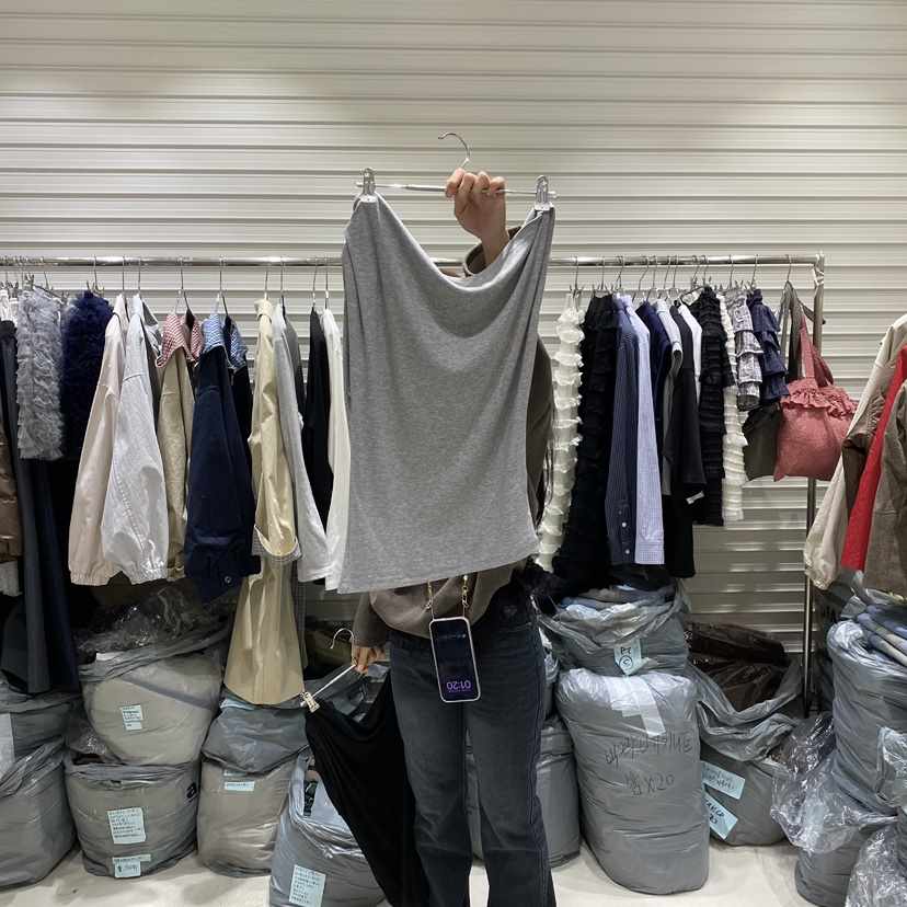 BRICKLANE東大門直郵㊣女裝新款休閑26春夏吊帶背心春款褶皺BRICKLANE吊帶/背心