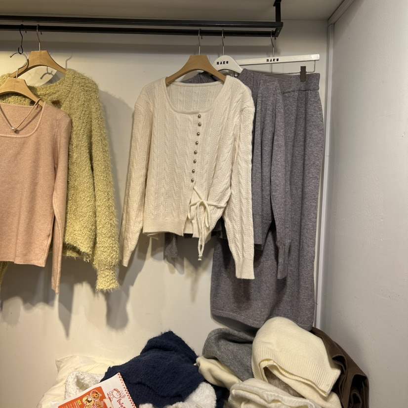 HARU-Q東大門直郵㊣女士新款人氣26春夏職業熱賣針織衫開衫HARU-Q針織衫