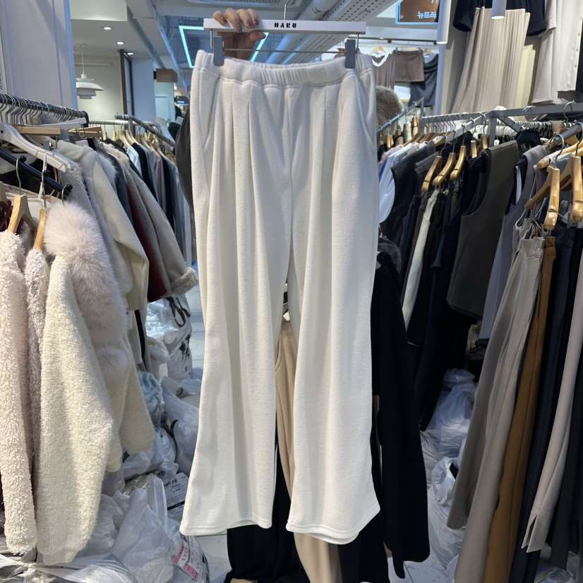 HARU-Q㊣東大門實拍女裝新款人氣推薦時尚26春夏休閑褲褶裥HARU-Q休閑褲