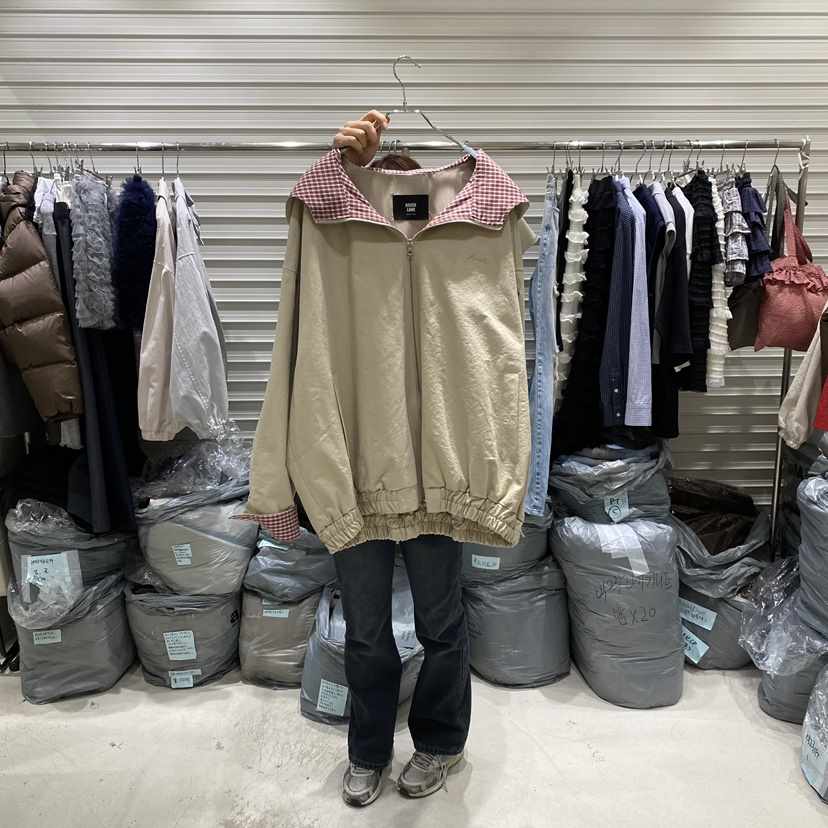 BRICKLANE㊣東大門代購女裝新款人氣26春夏時尚夾克春款格子BRICKLANE夾克