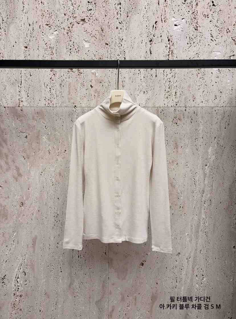 BLOSSOM韓國代購㊣女裝新款職業熱賣人氣推薦長袖T恤高領開衫BLOSSOM長袖T恤