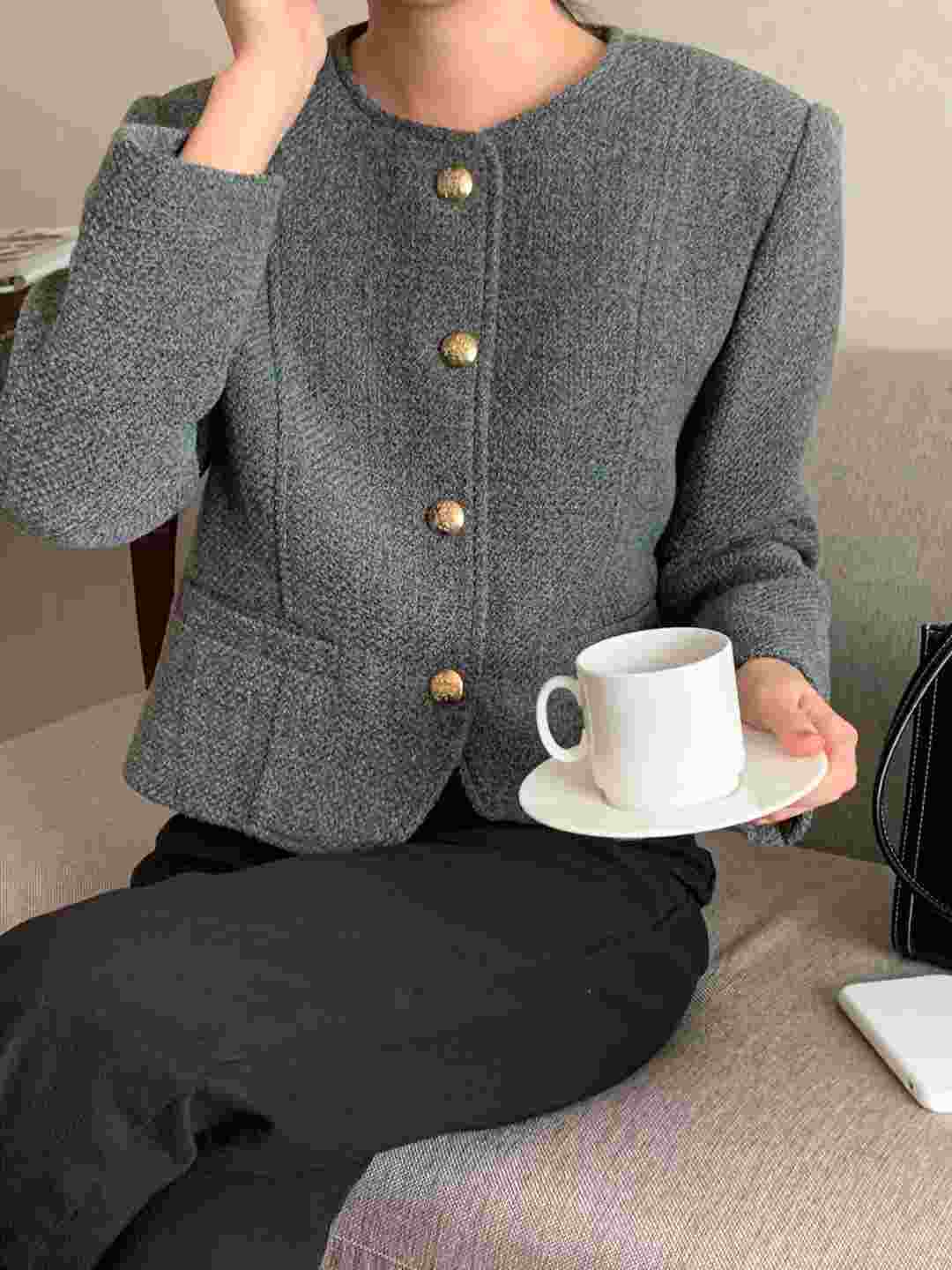 FLUTTER㊣東大門實拍女裝新款休閑真品熱賣推薦26春夏時尚夾克FLUTTER/INOUF夾克