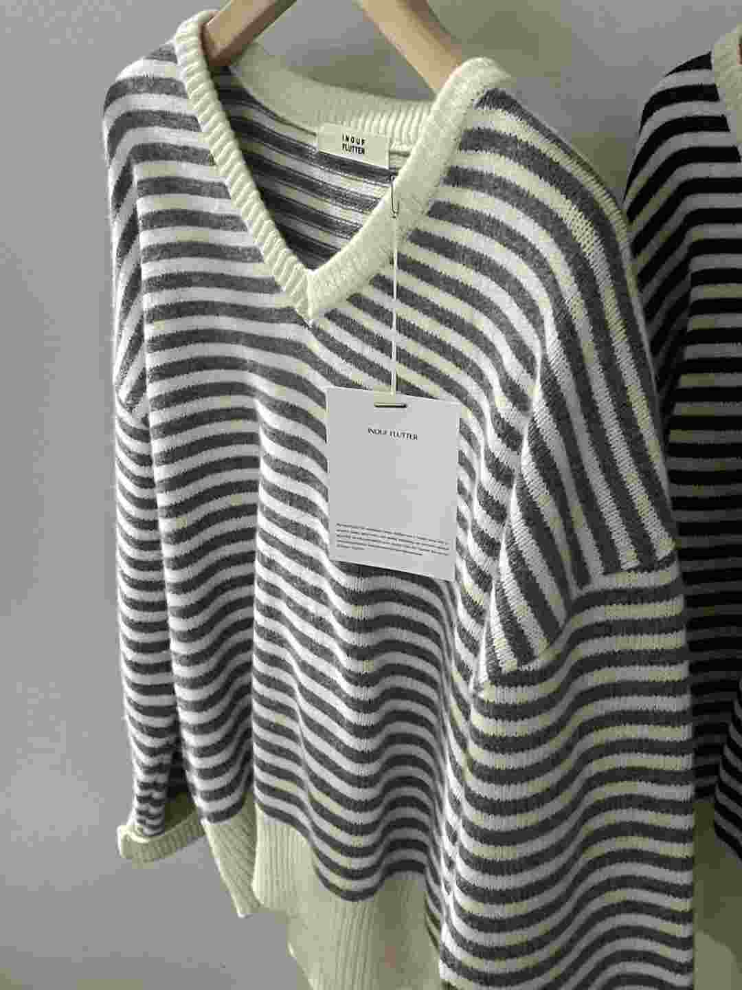 FLUTTER東大門直郵㊣女裝新款推薦真品時尚休閑26春夏針織衫羊毛FLUTTER/INOUF針織衫