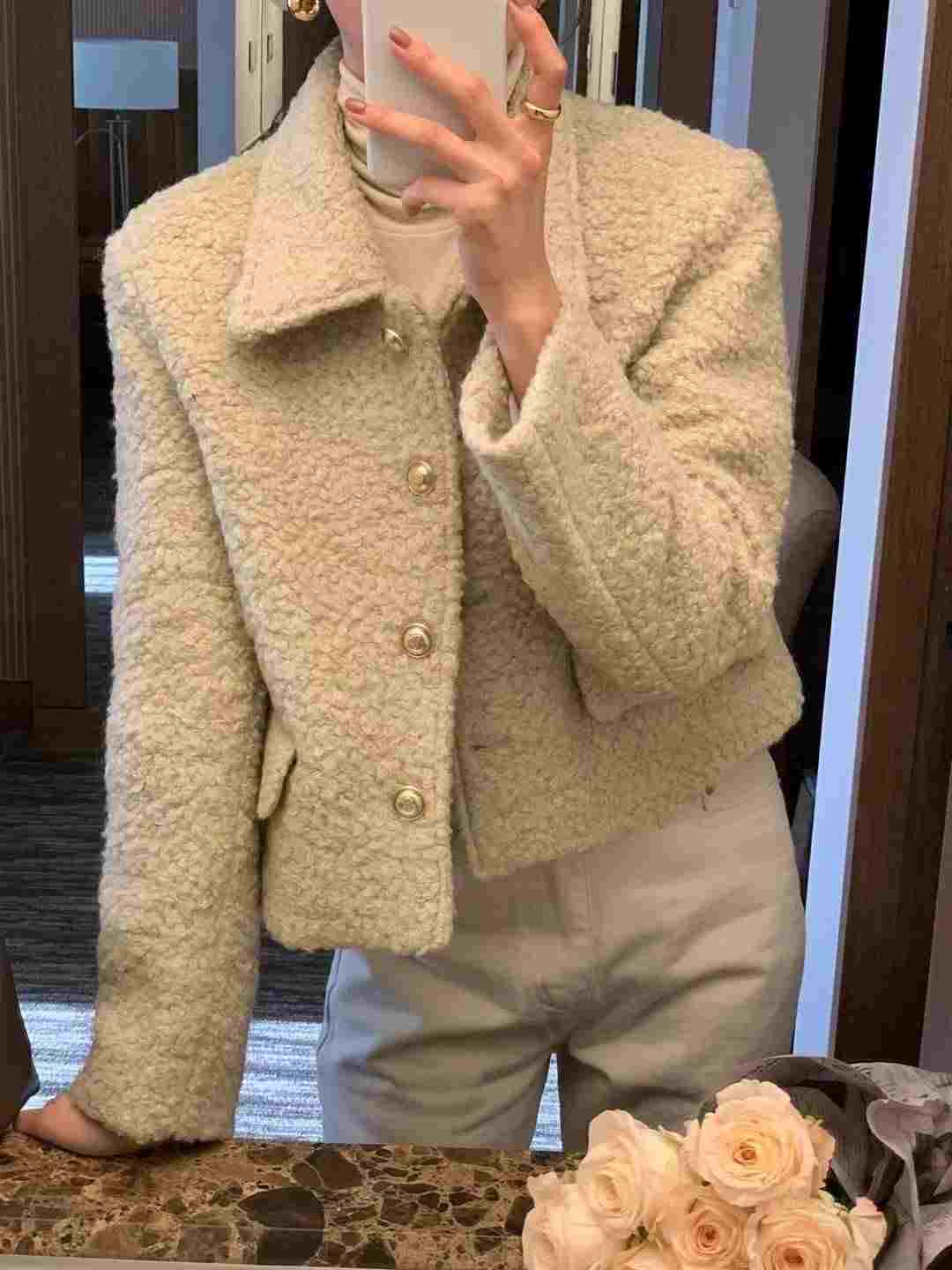 FLUTTER東大門㊣代購女士新款休閑人氣25秋冬熱賣職業推薦夾克FLUTTER/INOUF夾克