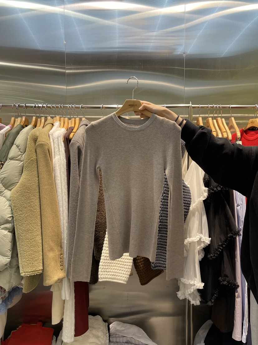 MENDL S韓國直郵㊣女裝新款時尚人氣職業休閑26春夏針織衫春款MENDL S針織衫