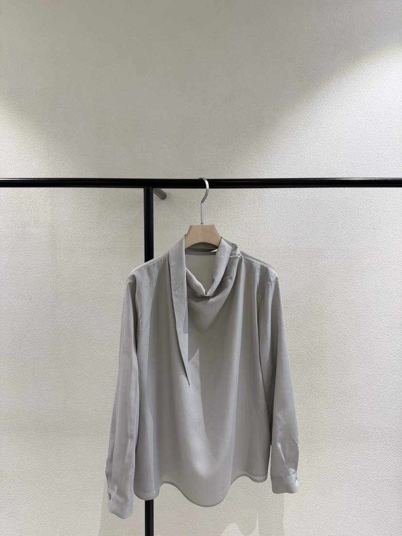 POSTMODERN㊣東大門代購女士新款人氣職業襯衫蕾絲衫春款圍巾POSTMODERN襯衫/蕾絲衫