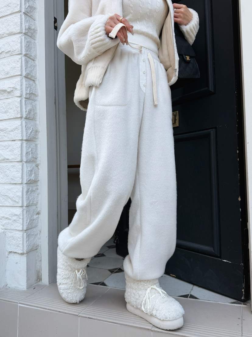 MARKE-P㊣東大門代購女裝新款26春夏人氣真品休閑休閑褲絨MARKE-P休閑褲