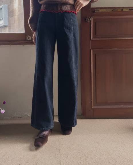 BEE㊣東大門代購女裝新品推薦休閑熱賣時尚真品26春夏牛仔褲BEE牛仔褲