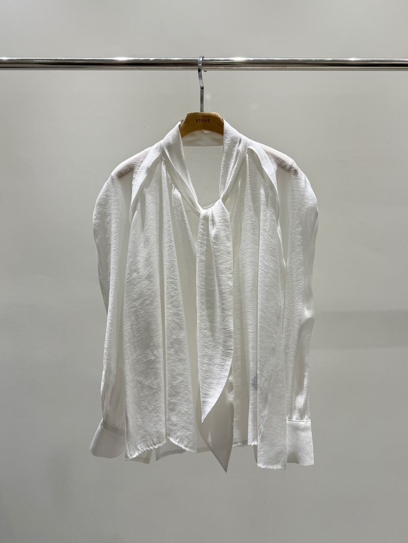 STAGE韓國代購㊣女裝新品真品推薦職業26春夏時尚襯衫蕾絲衫STAGE襯衫/蕾絲衫