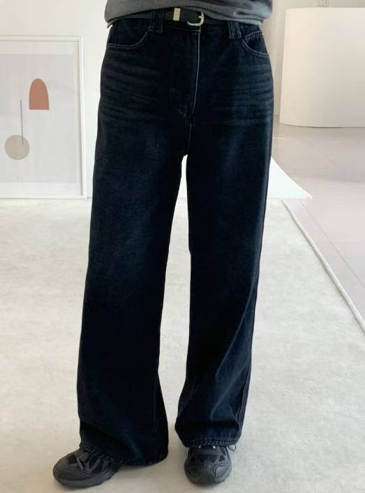 BEE㊣東大門代購女裝新品熱賣推薦時尚休閑人氣牛仔褲不含腰帶BEE牛仔褲