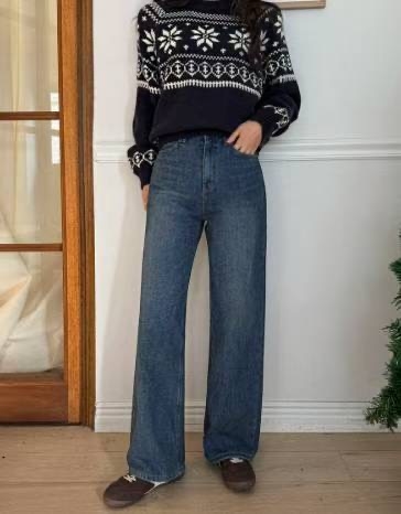 BEE東大門直郵㊣女裝新款26春夏真品熱賣職業休閑推薦牛仔褲BEE牛仔褲